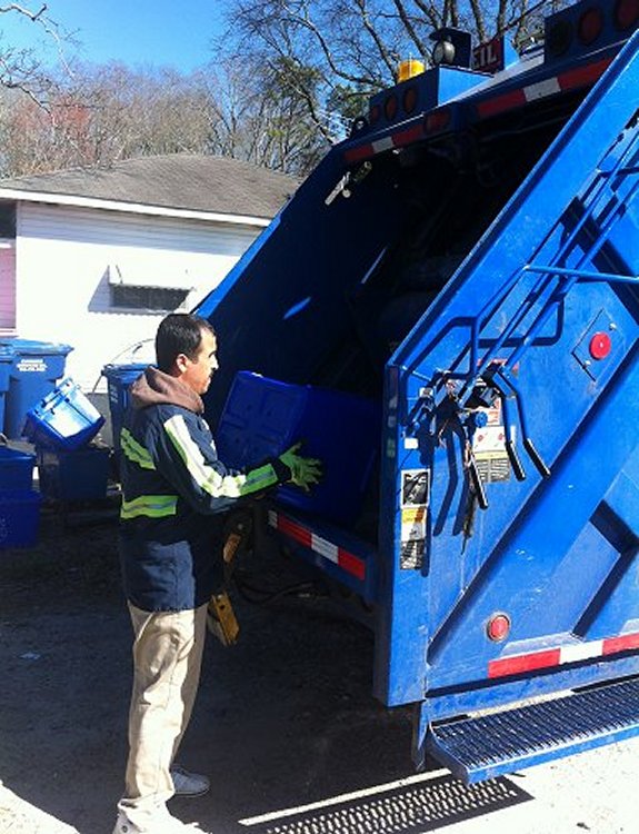 Curbside Services: Blue Cart